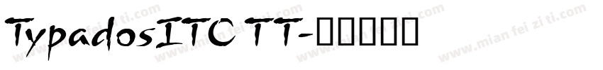 TypadosITC TT字体转换